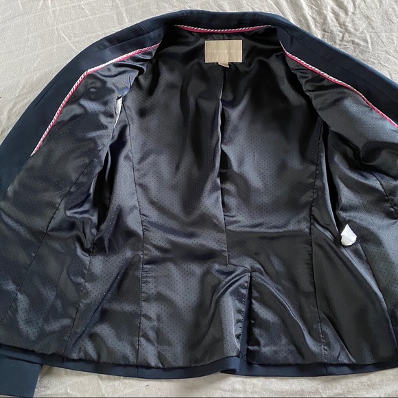 Banana Republic 👜 Navy Cotton Blazer - Picture 5 of 8